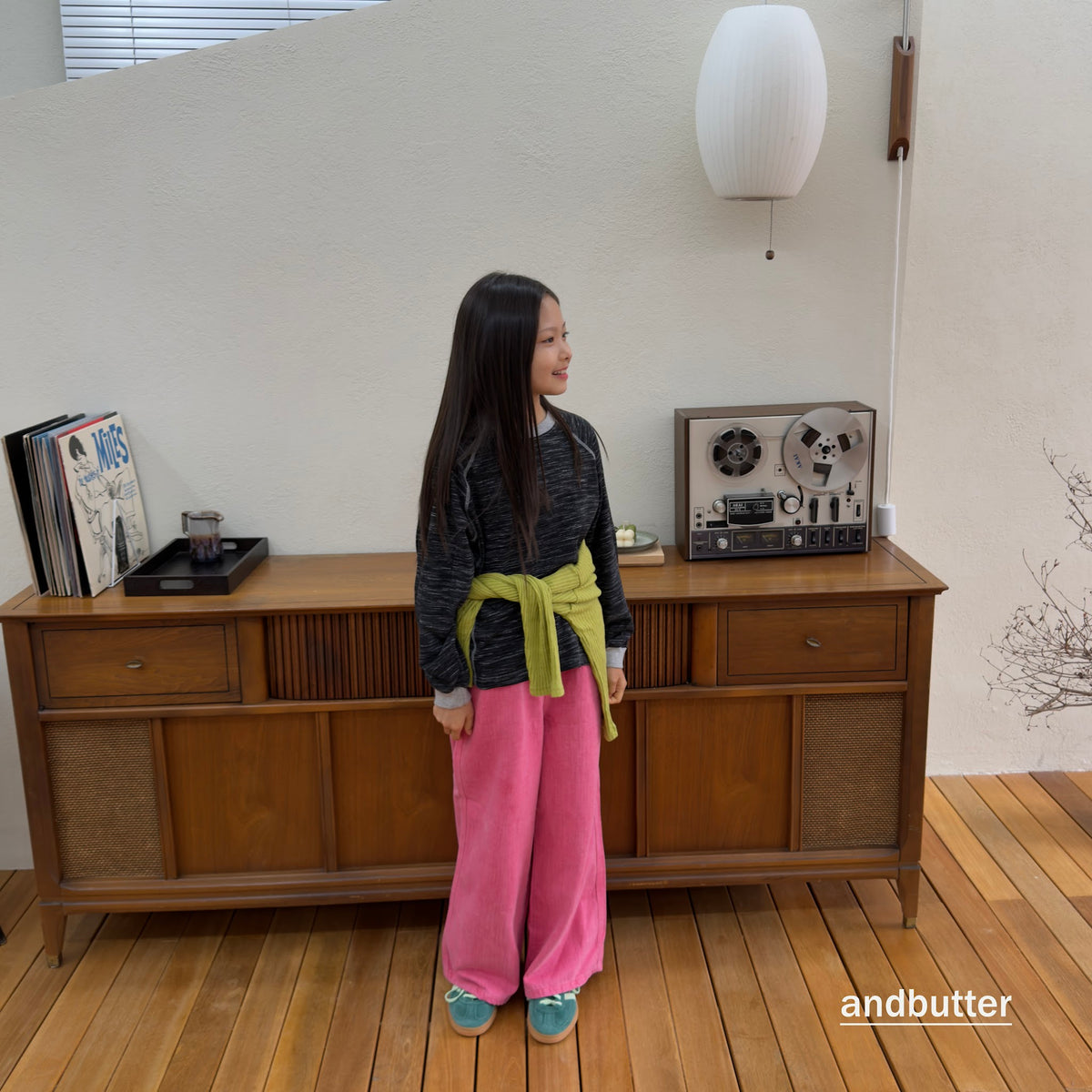 andbutter Slub Cotton Pants