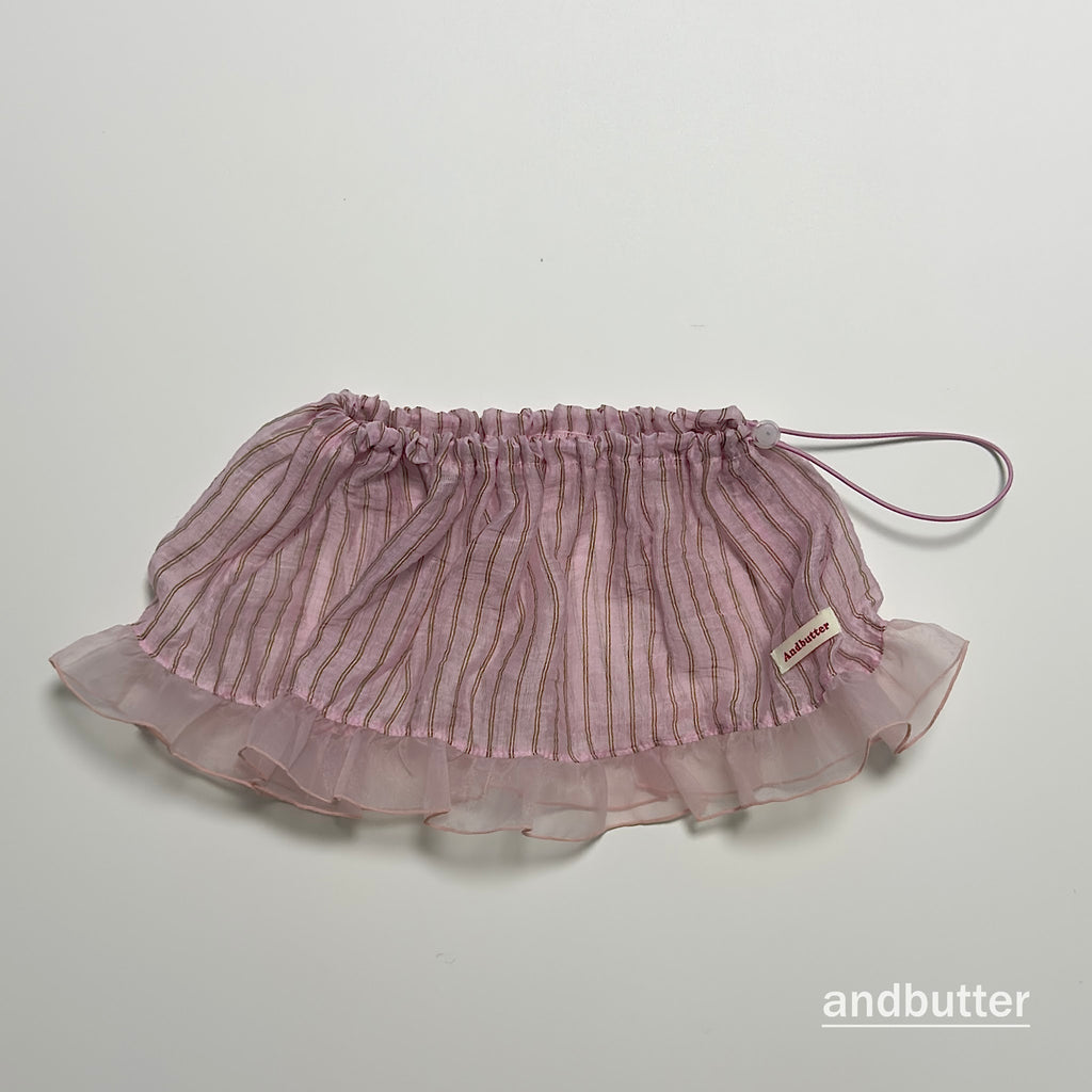 andbutter String Stripe Skirt