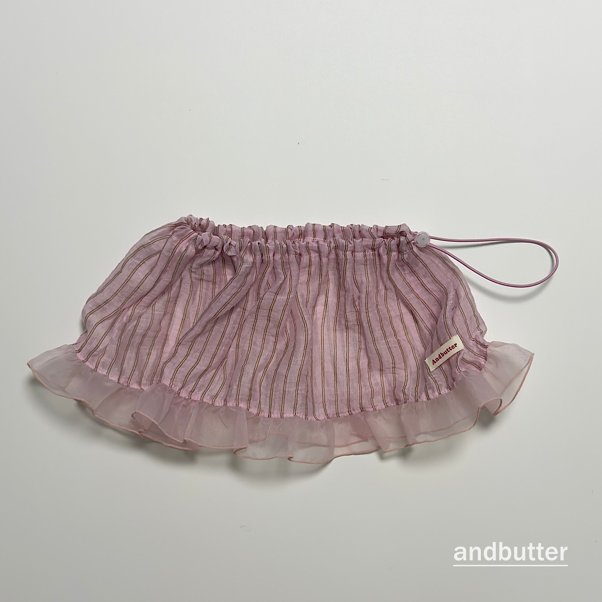 andbutter String Stripe Skirt