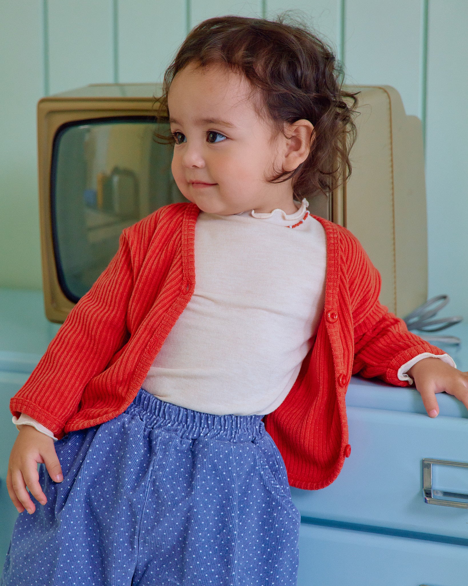 Oott Bebe Haribo Ribbed Cardigan