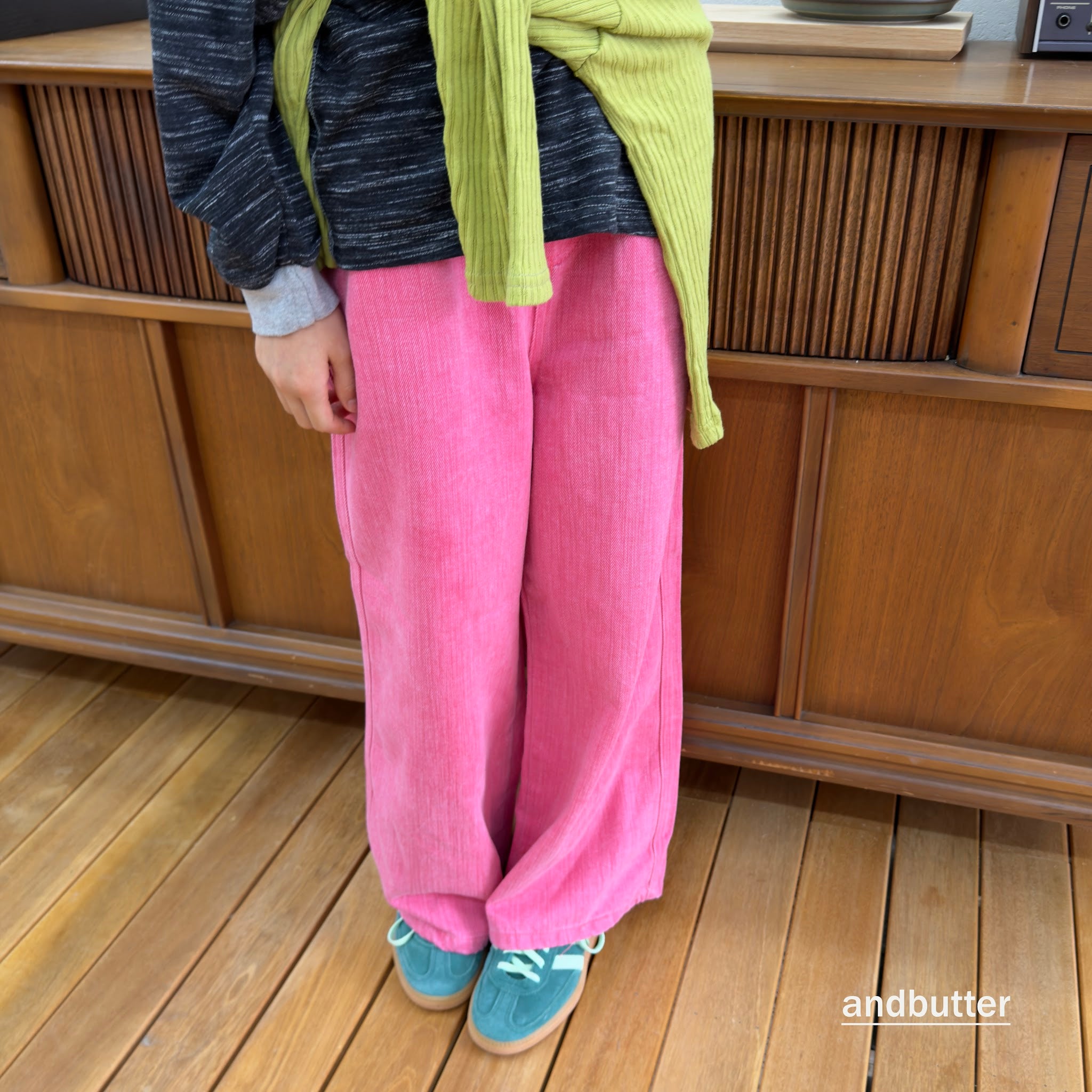 andbutter Slub Cotton Pants