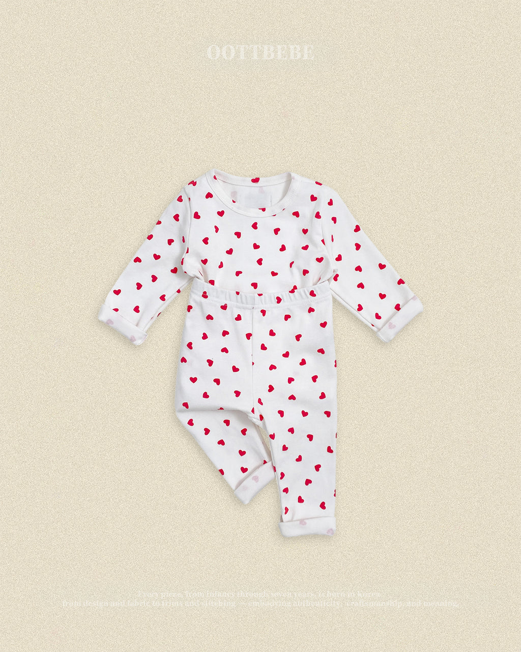 Oott Bebe Petit Heart Loungewear