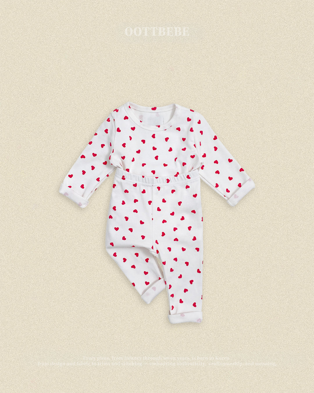 Oott Bebe Petit Heart Loungewear