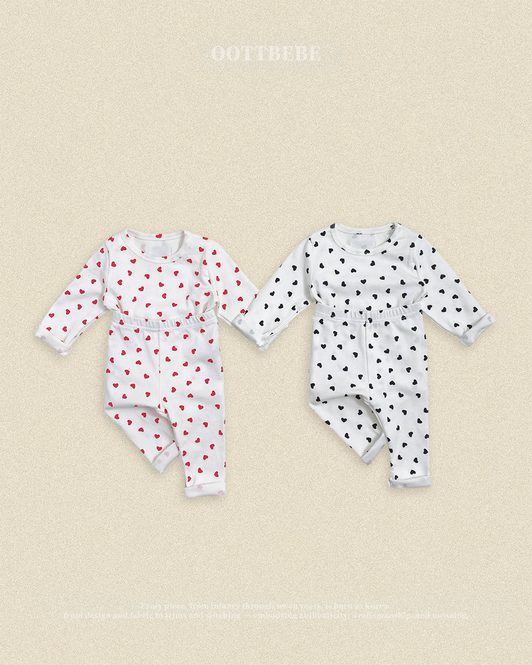 Oott Bebe Petit Heart Loungewear