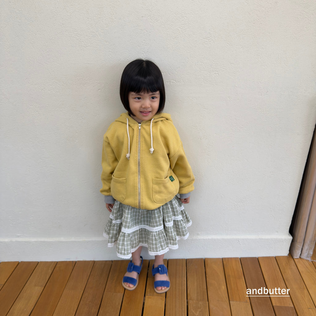 andbutter Pocket Zip-Up Hoodie