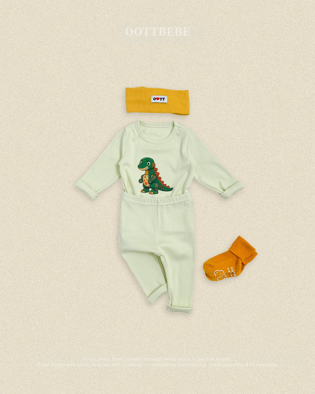 Oott Bebe Robot Dinosaur Loungewear