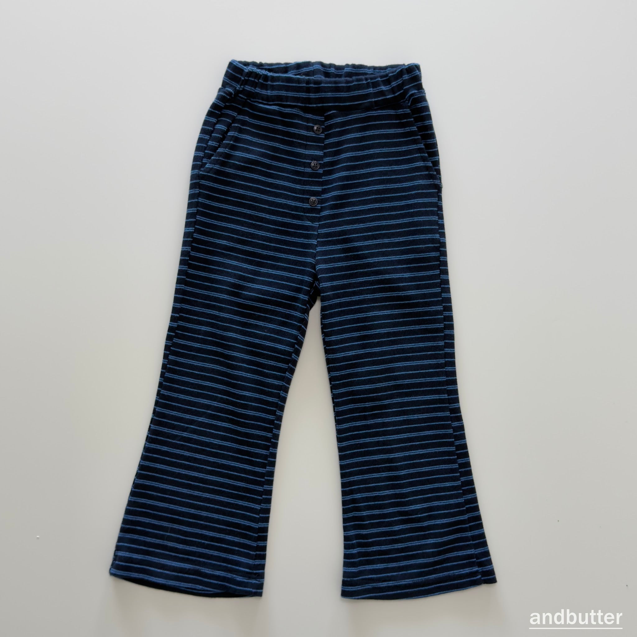 andbutter Button Flare Pants