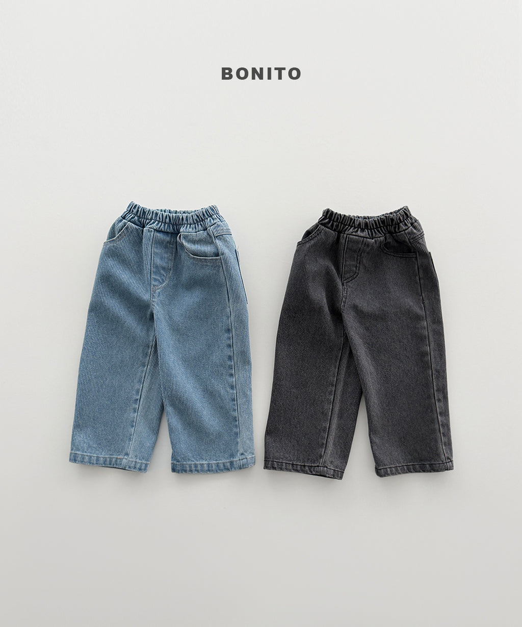 Corduroy Denim Pants