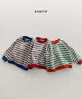 Peeling Stripe Sweatshirt