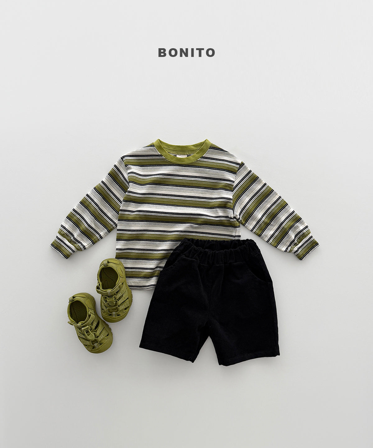 Track Stripe Shirred Tee