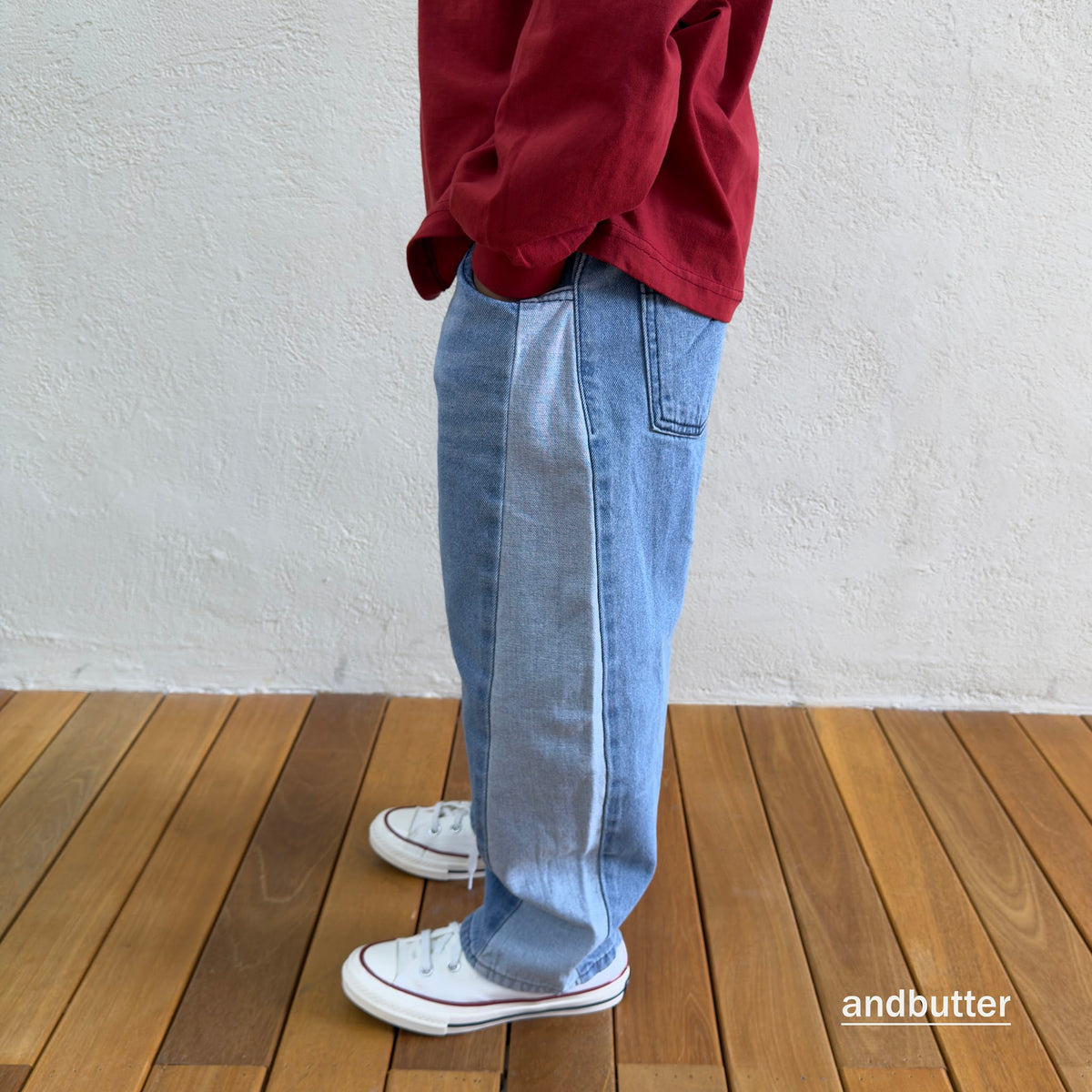 andbutter Curved Panel Denim