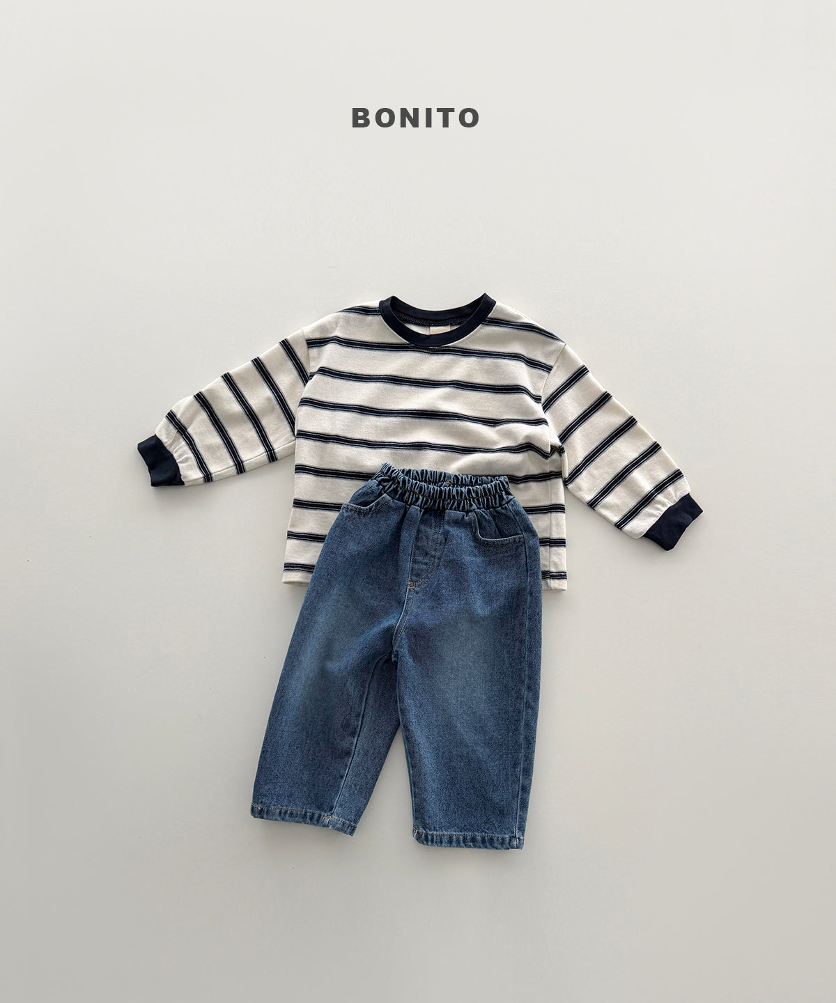 Haru Stripe Shirred Tee
