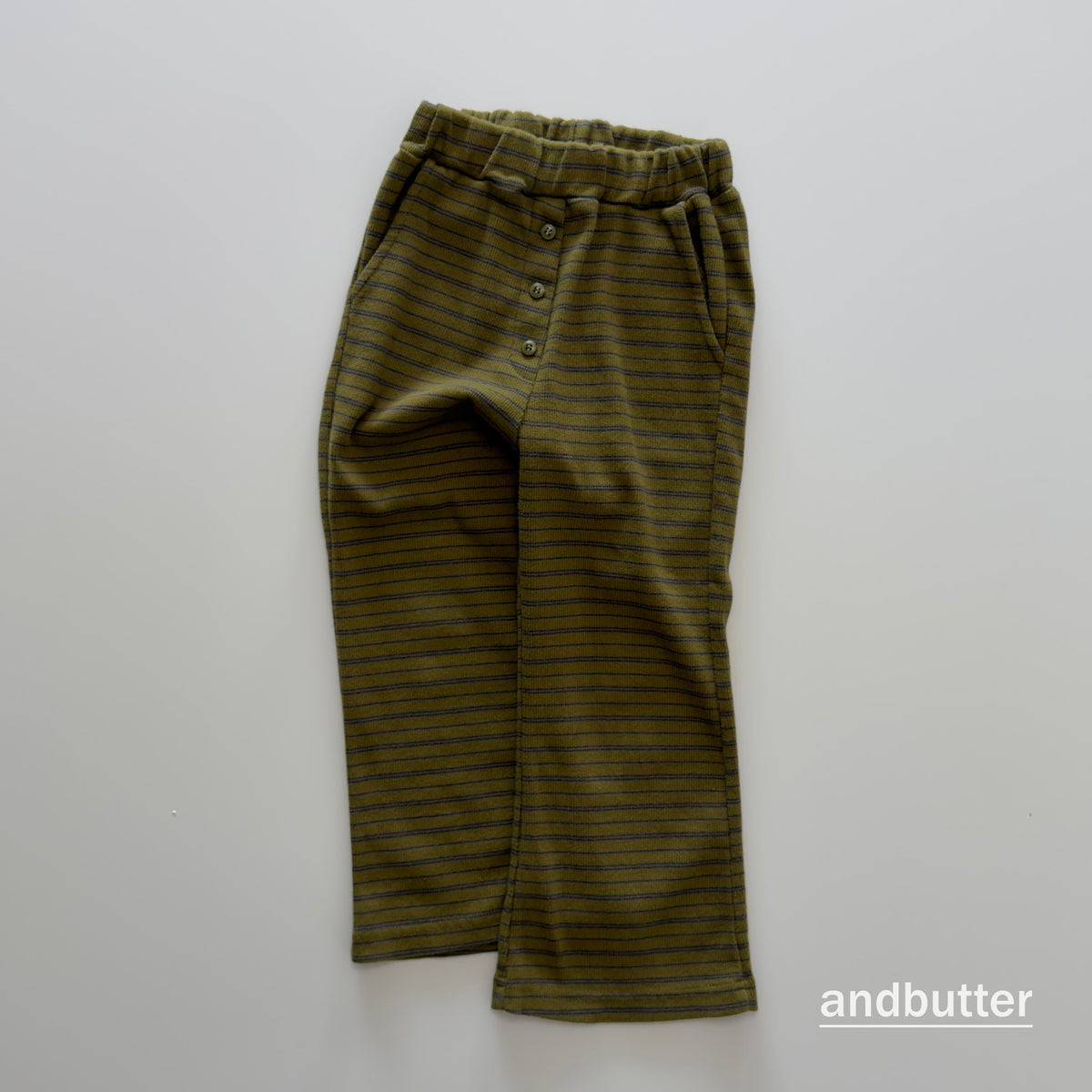 andbutter Button Flare Pants