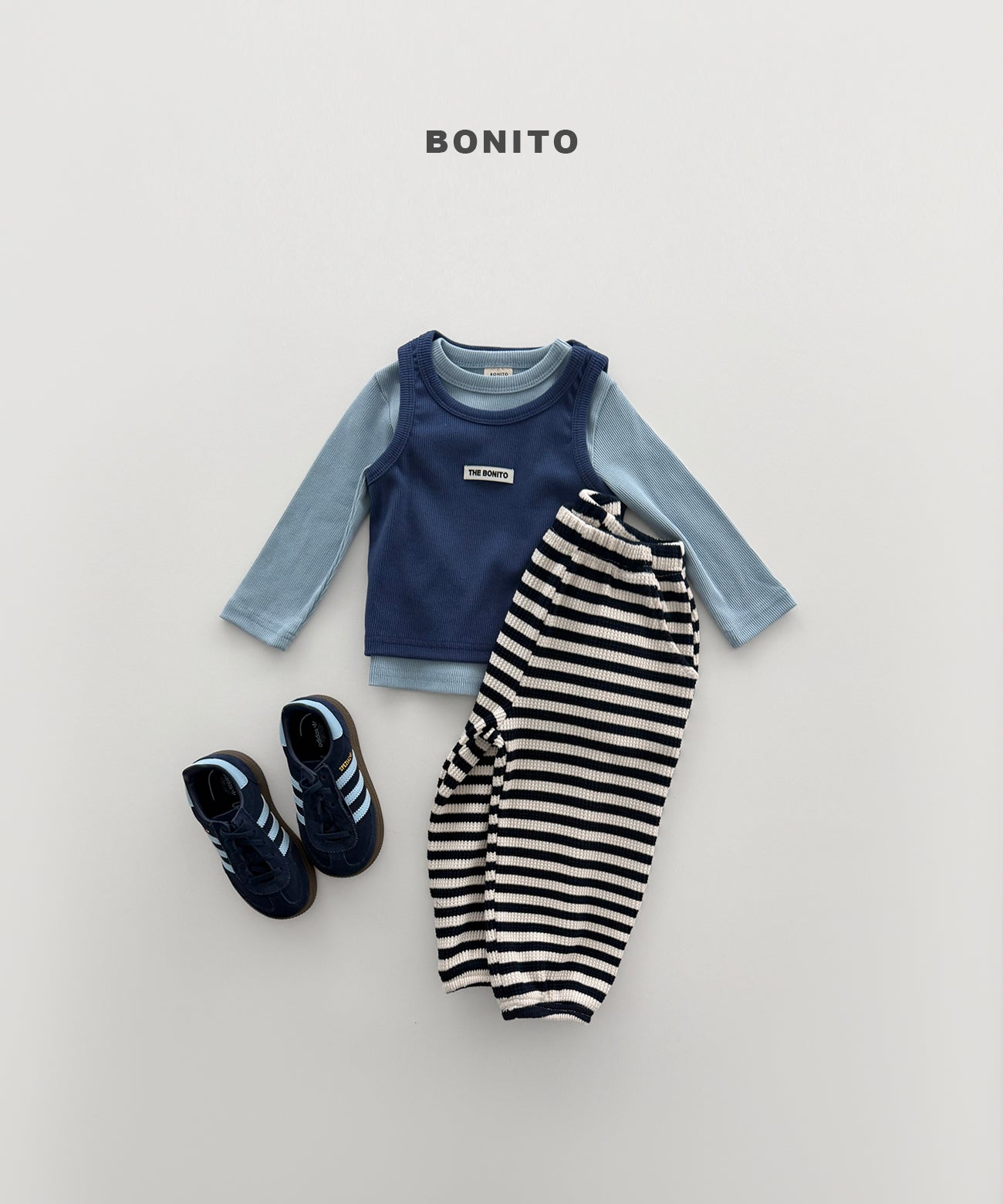 Waffle Stripe Jogger Pants
