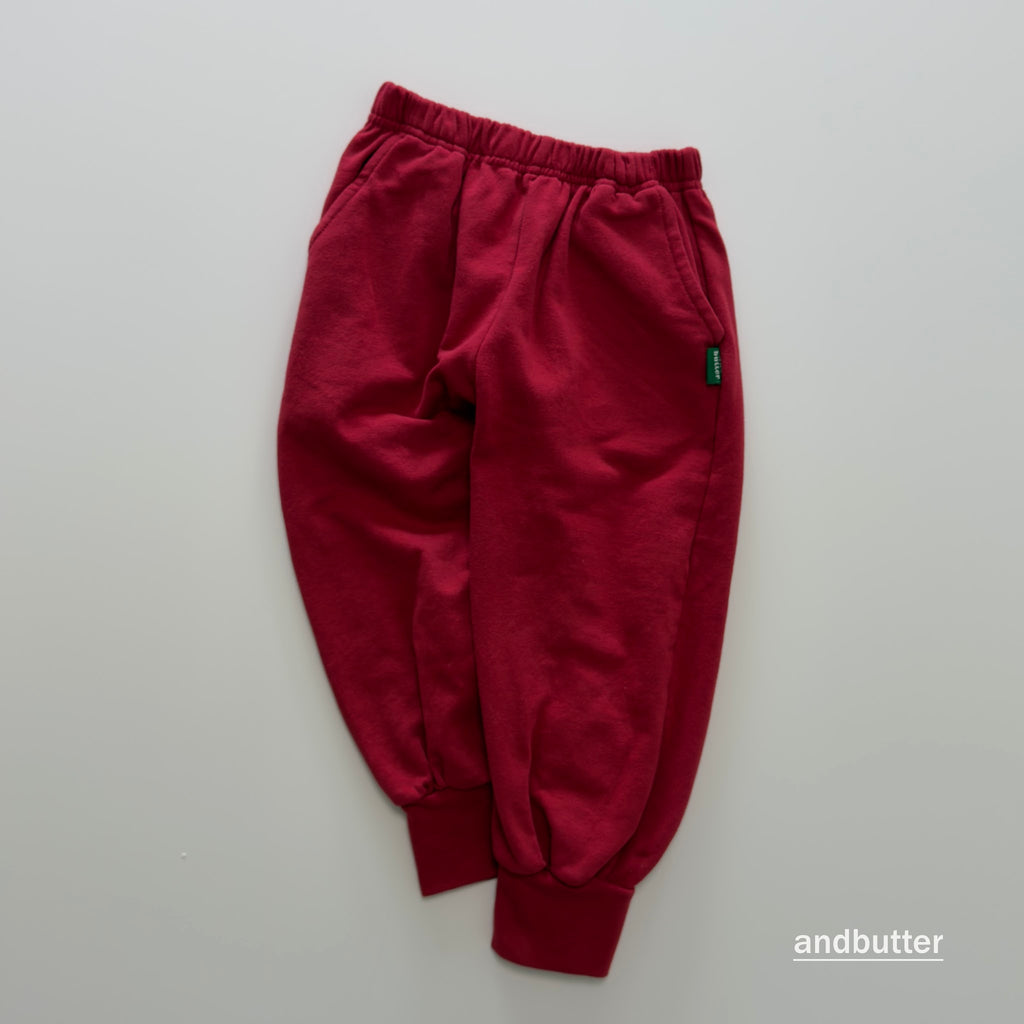 andbutter Rib Cuff Jogger Pants