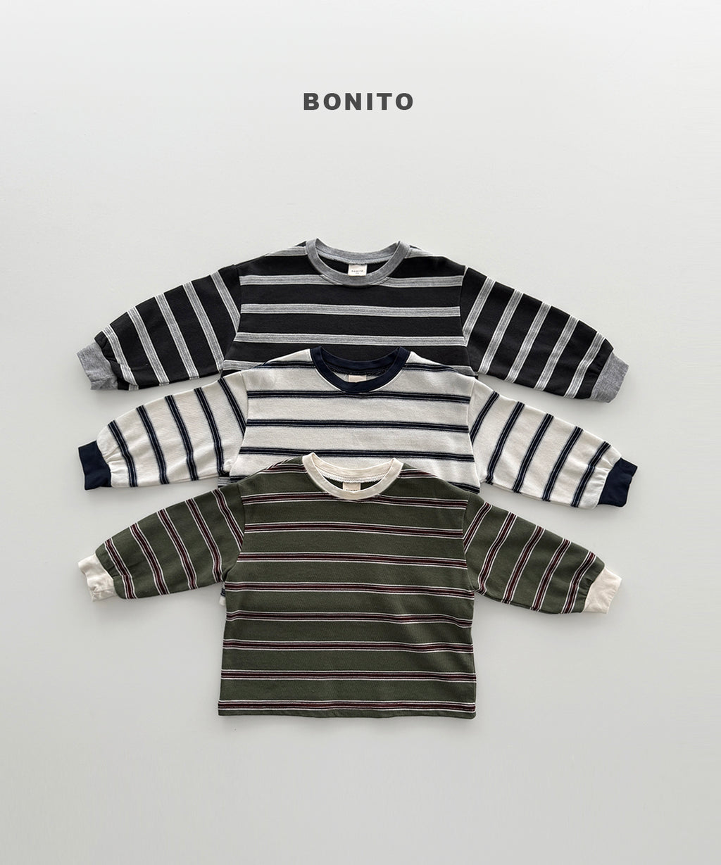 Haru Stripe Shirred Tee