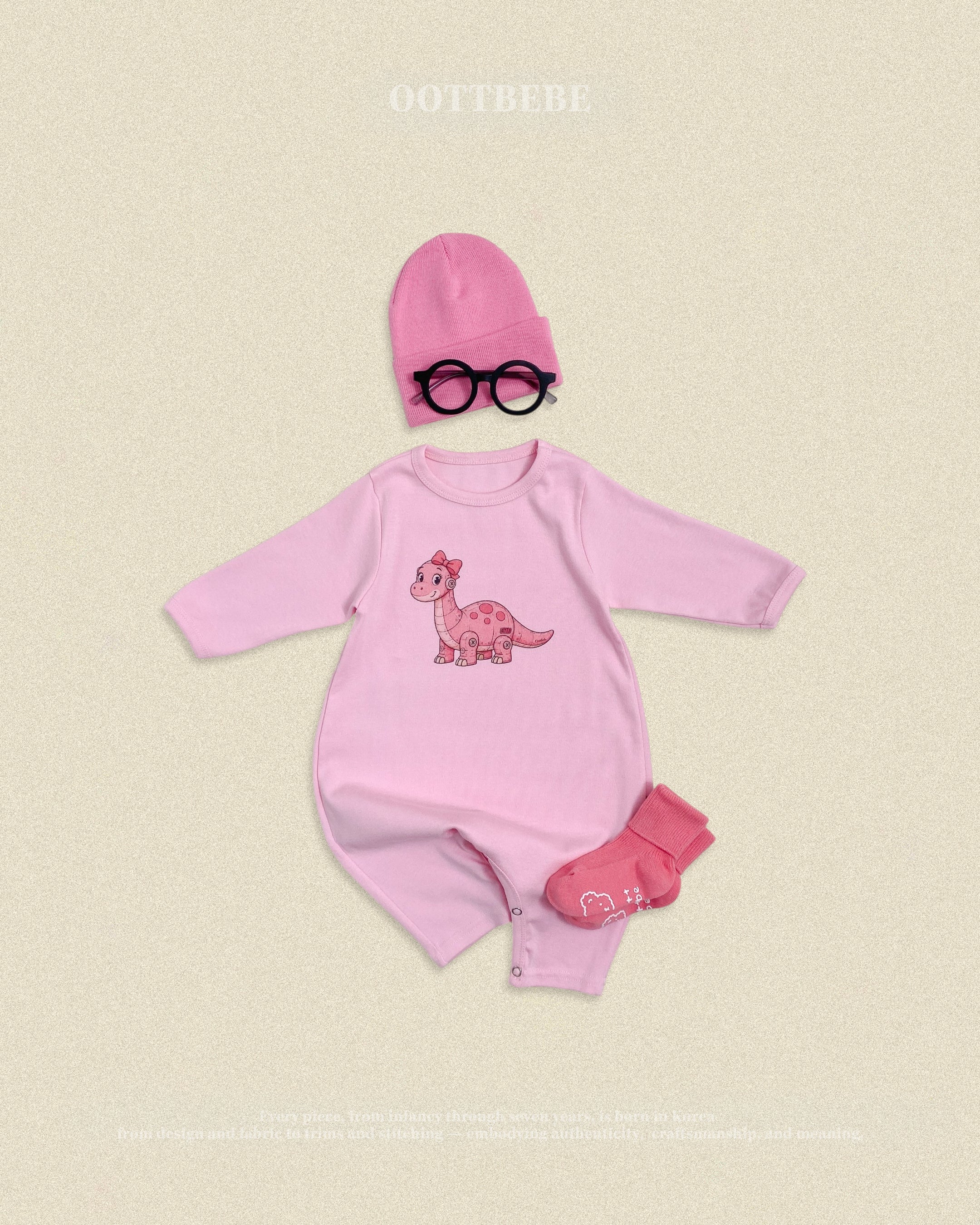 Oott Bebe Robot Dinosaur Bodysuit