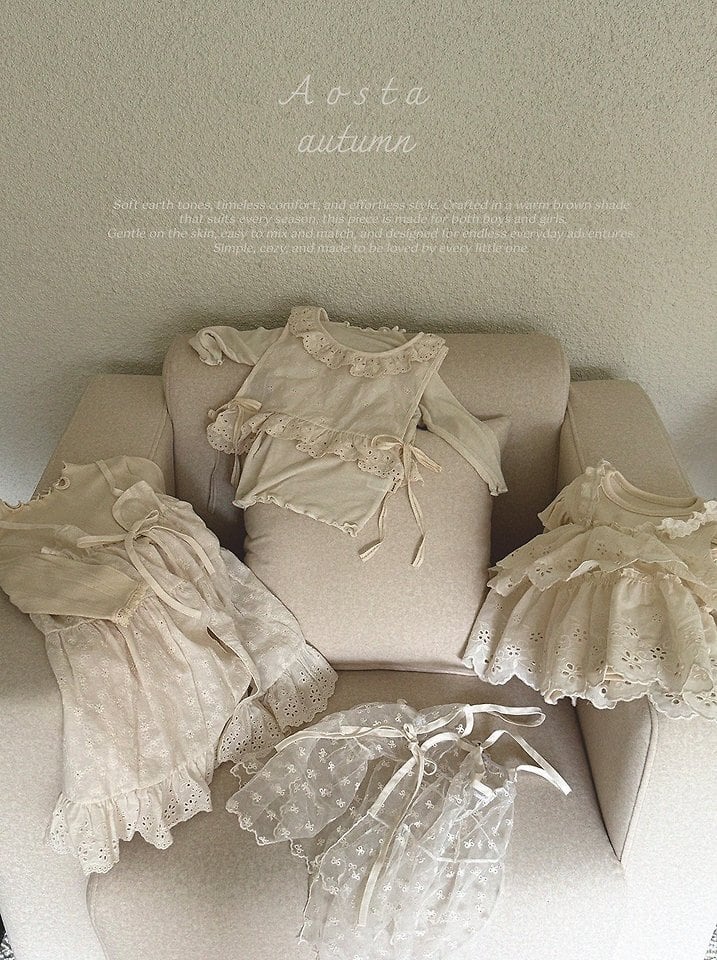 lace cotton open dress