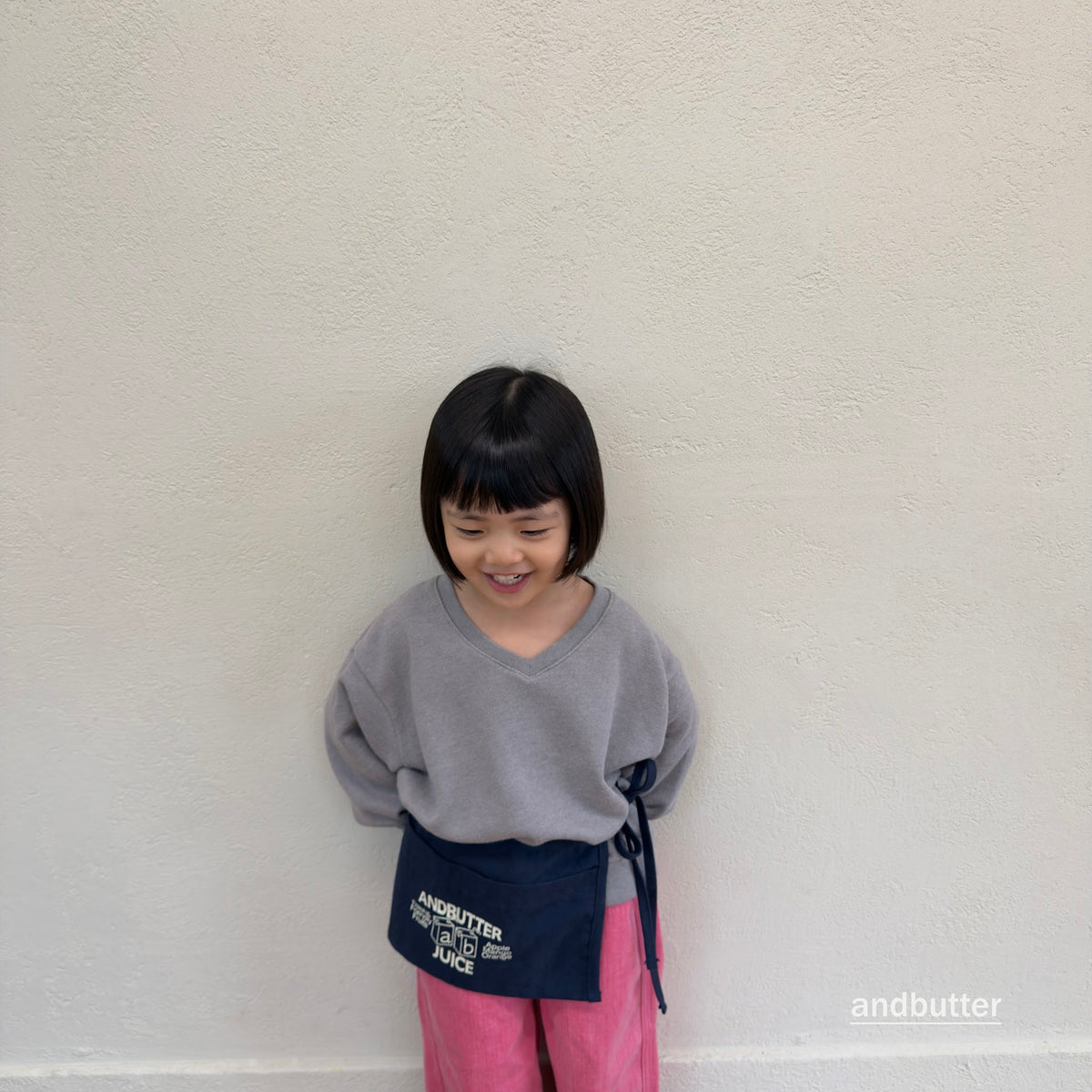 andbutter Soft V-Neck Sweatshirt