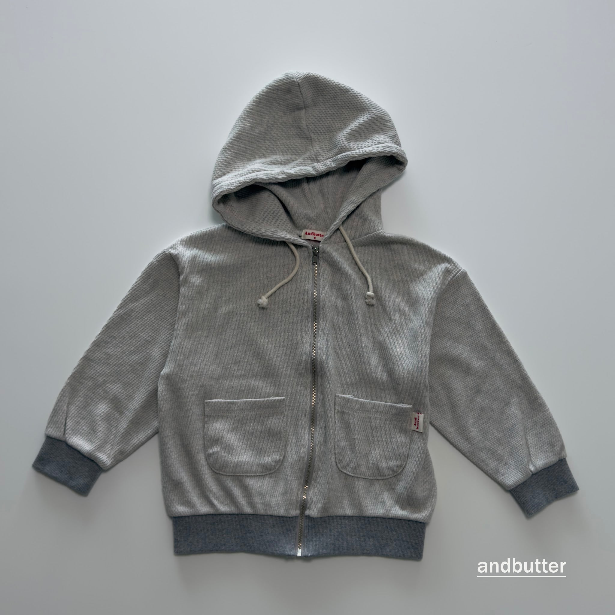 andbutter Pocket Zip-Up Hoodie