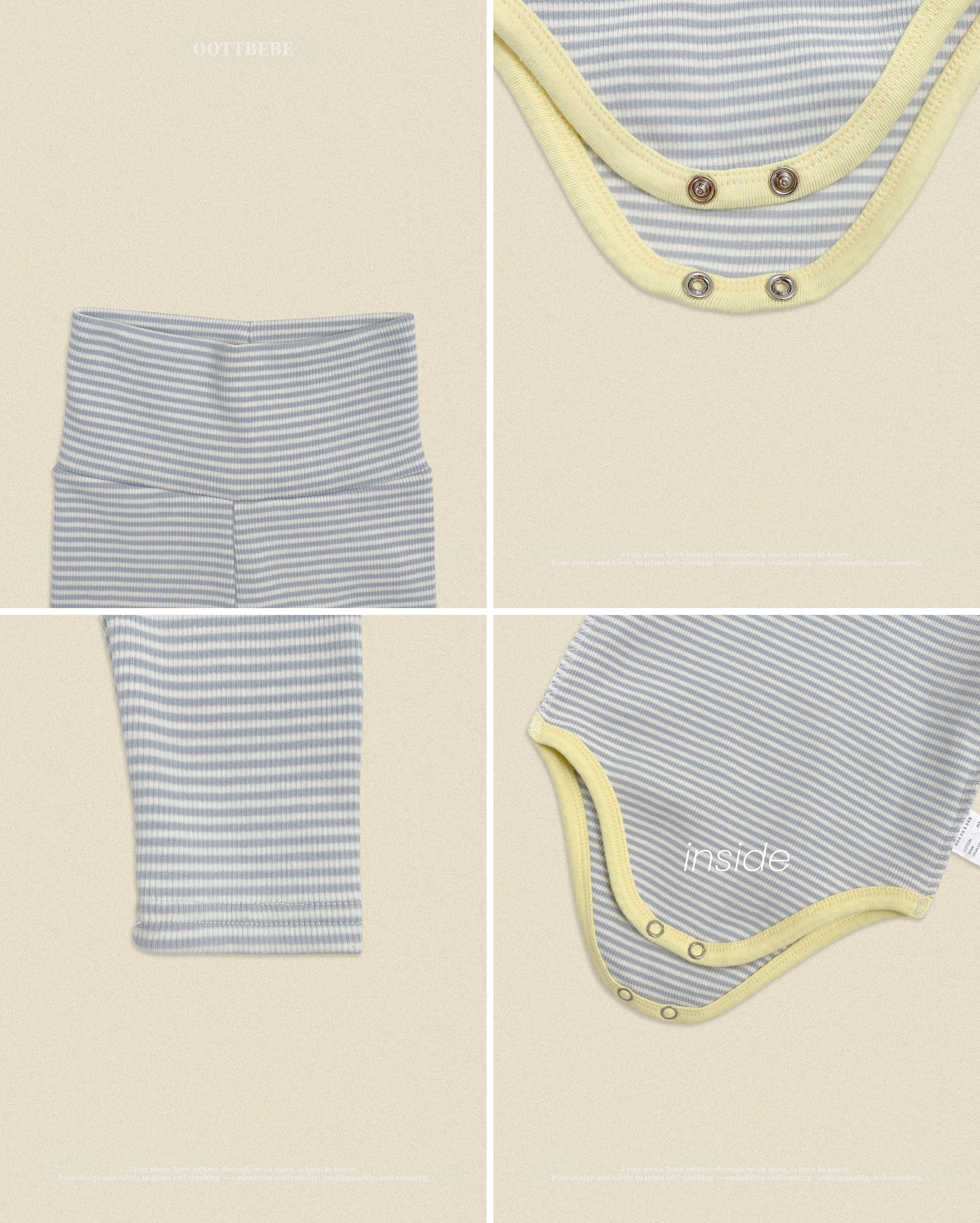 Oott Bebe Vanilla Latte Suit