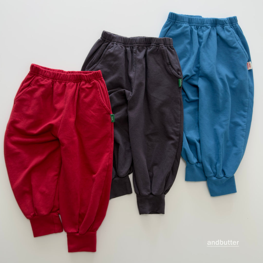 andbutter Rib Cuff Jogger Pants