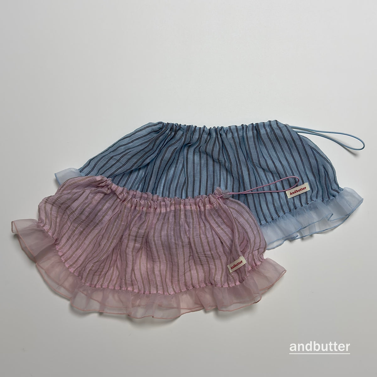 andbutter String Stripe Skirt