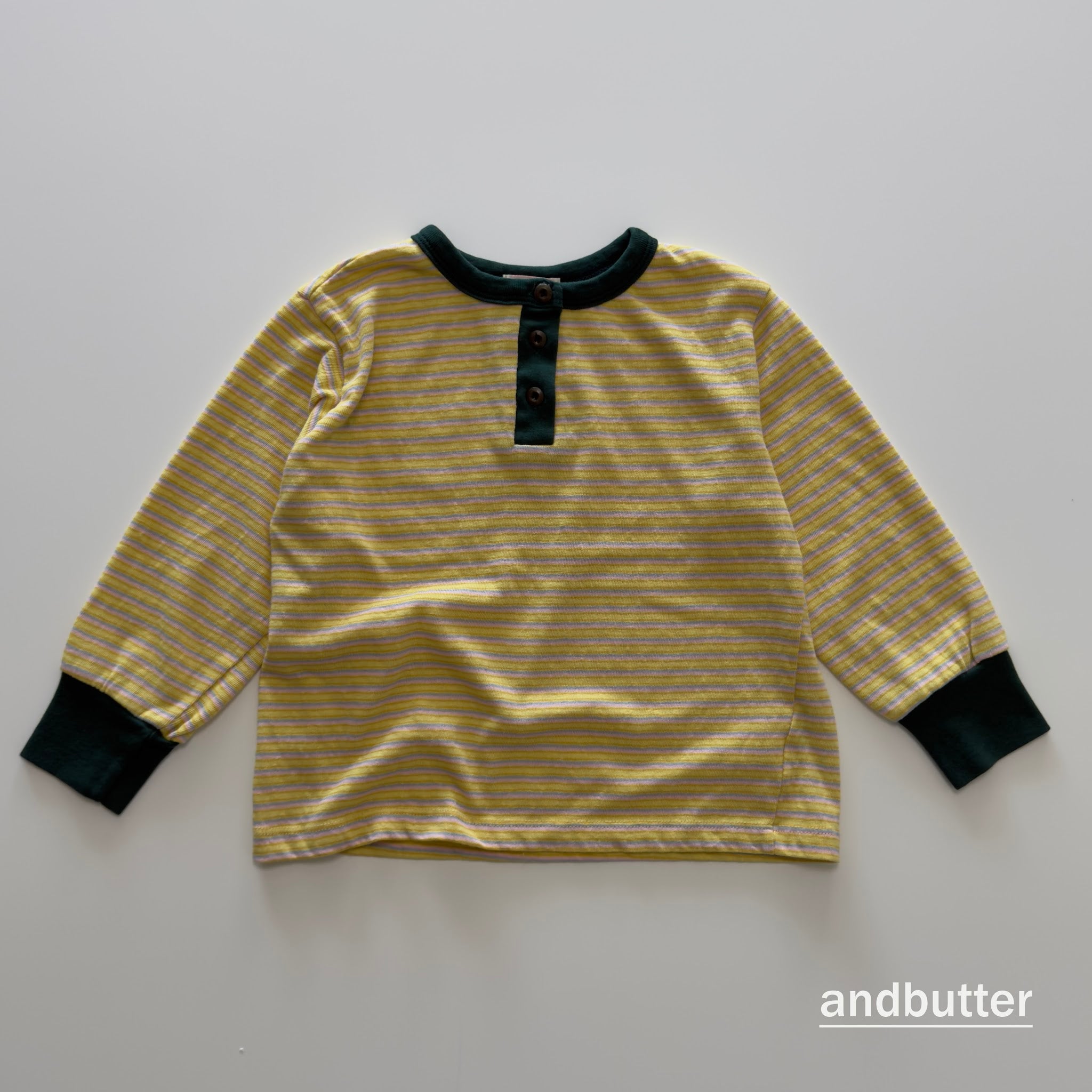 andbutter Stripe Henley T-Shirt
