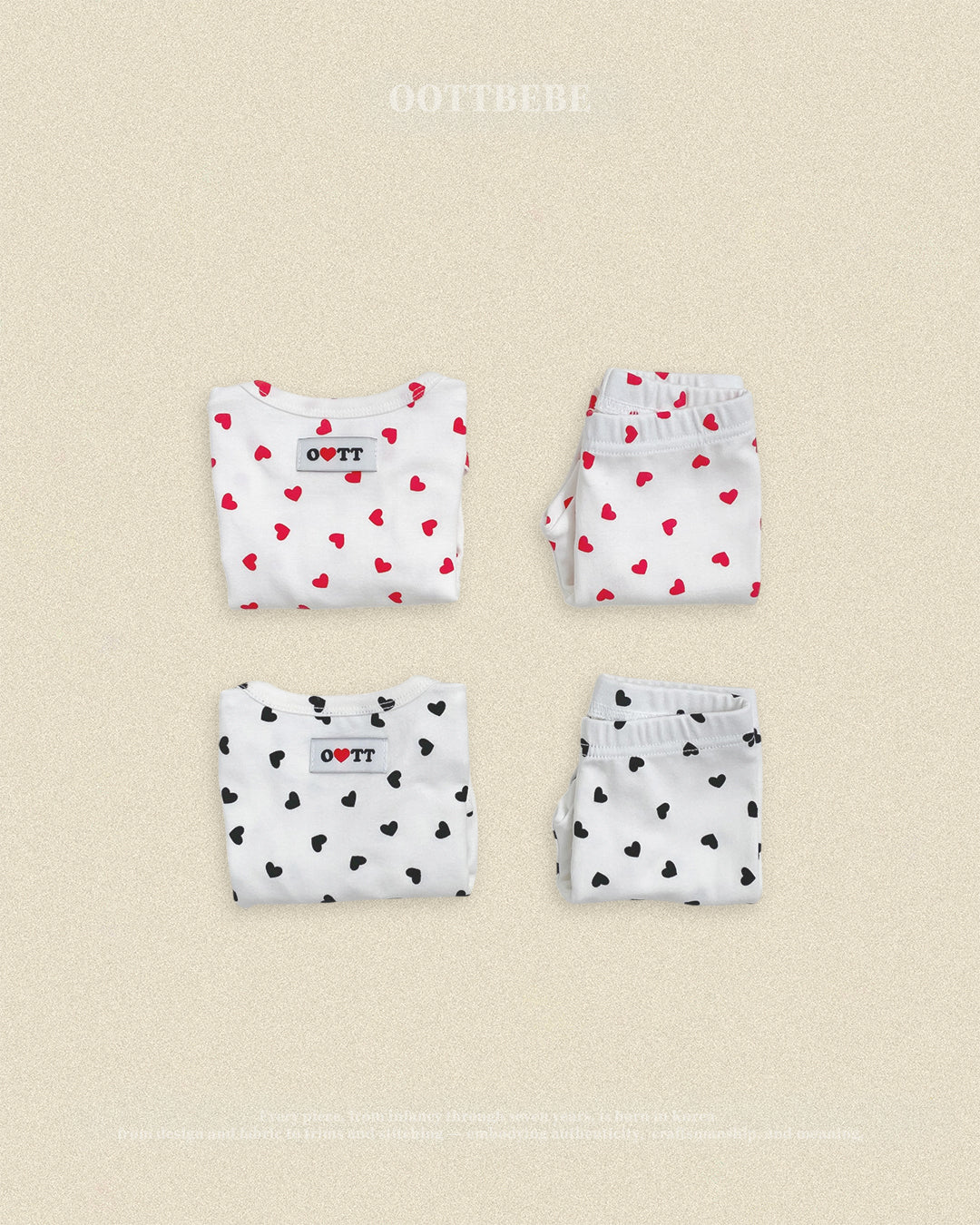 Oott Bebe Petit Heart Loungewear