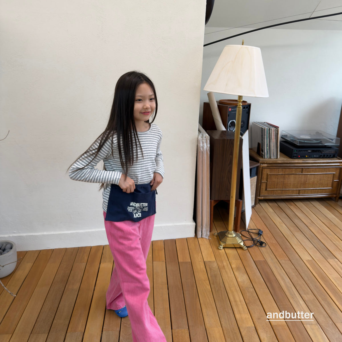 andbutter Slub Cotton Pants