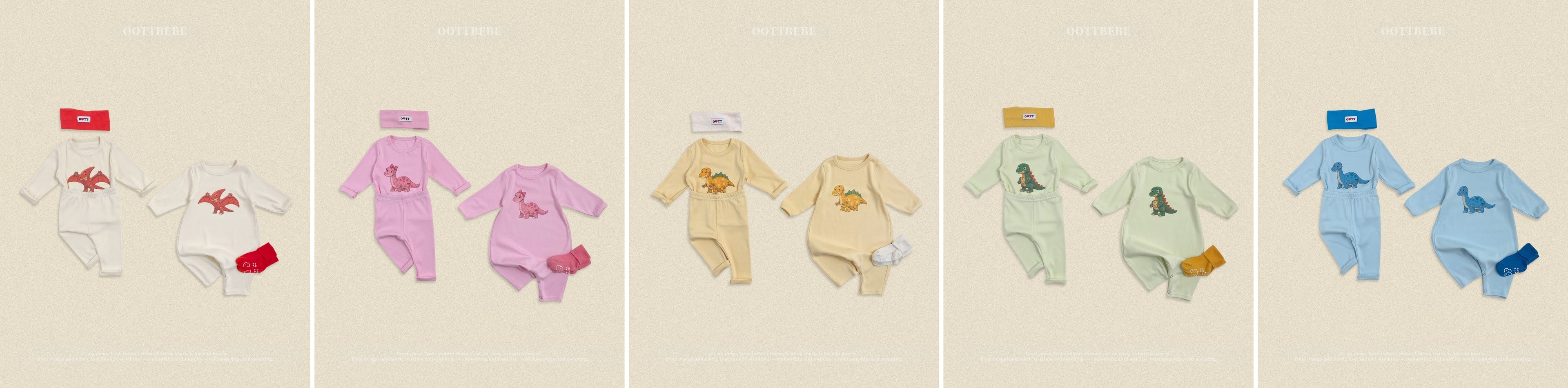 Oott Bebe Robot Dinosaur Loungewear