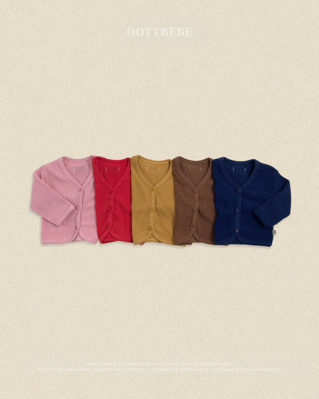 Oott Bebe Haribo Ribbed Cardigan