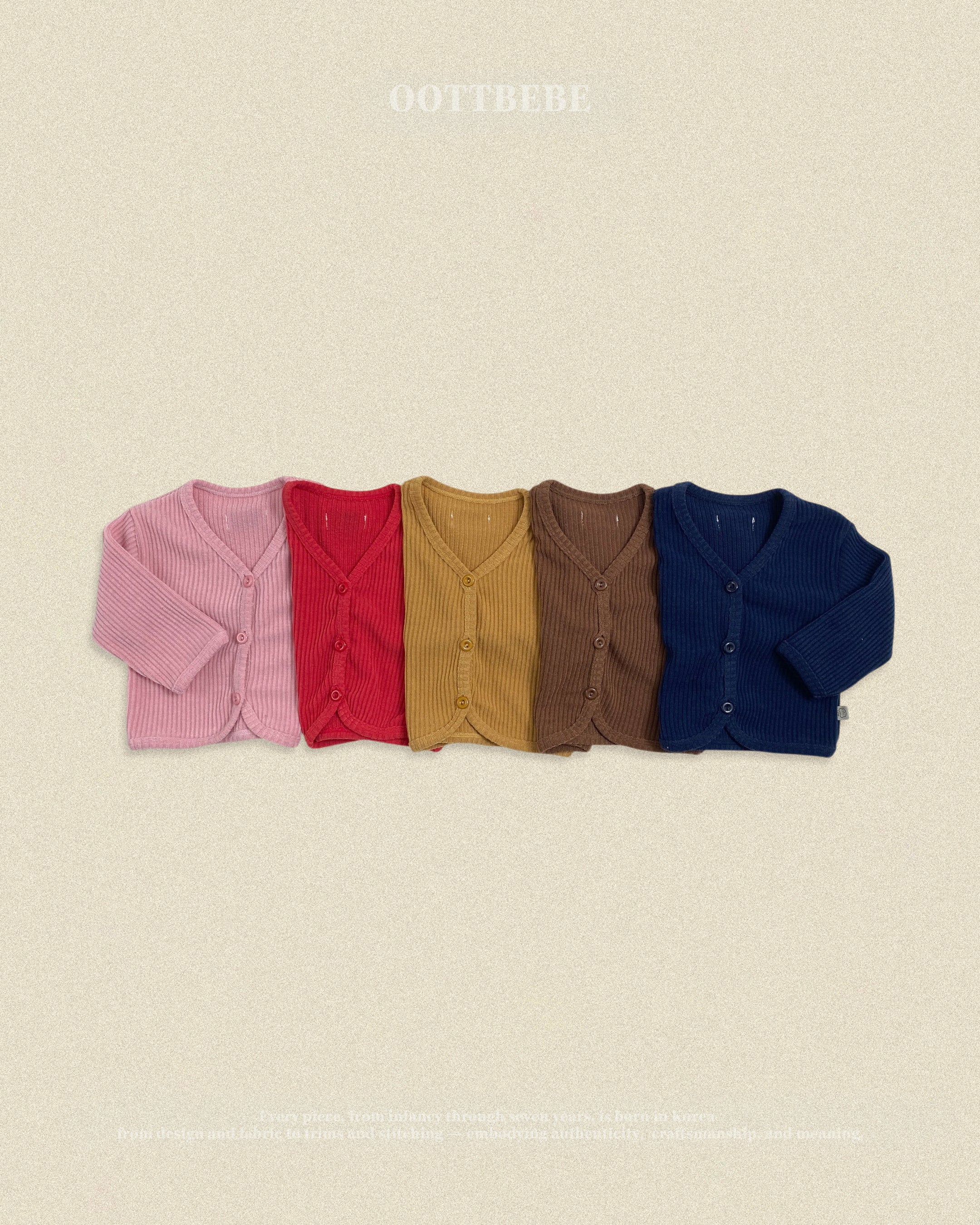 Oott Bebe Haribo Ribbed Cardigan