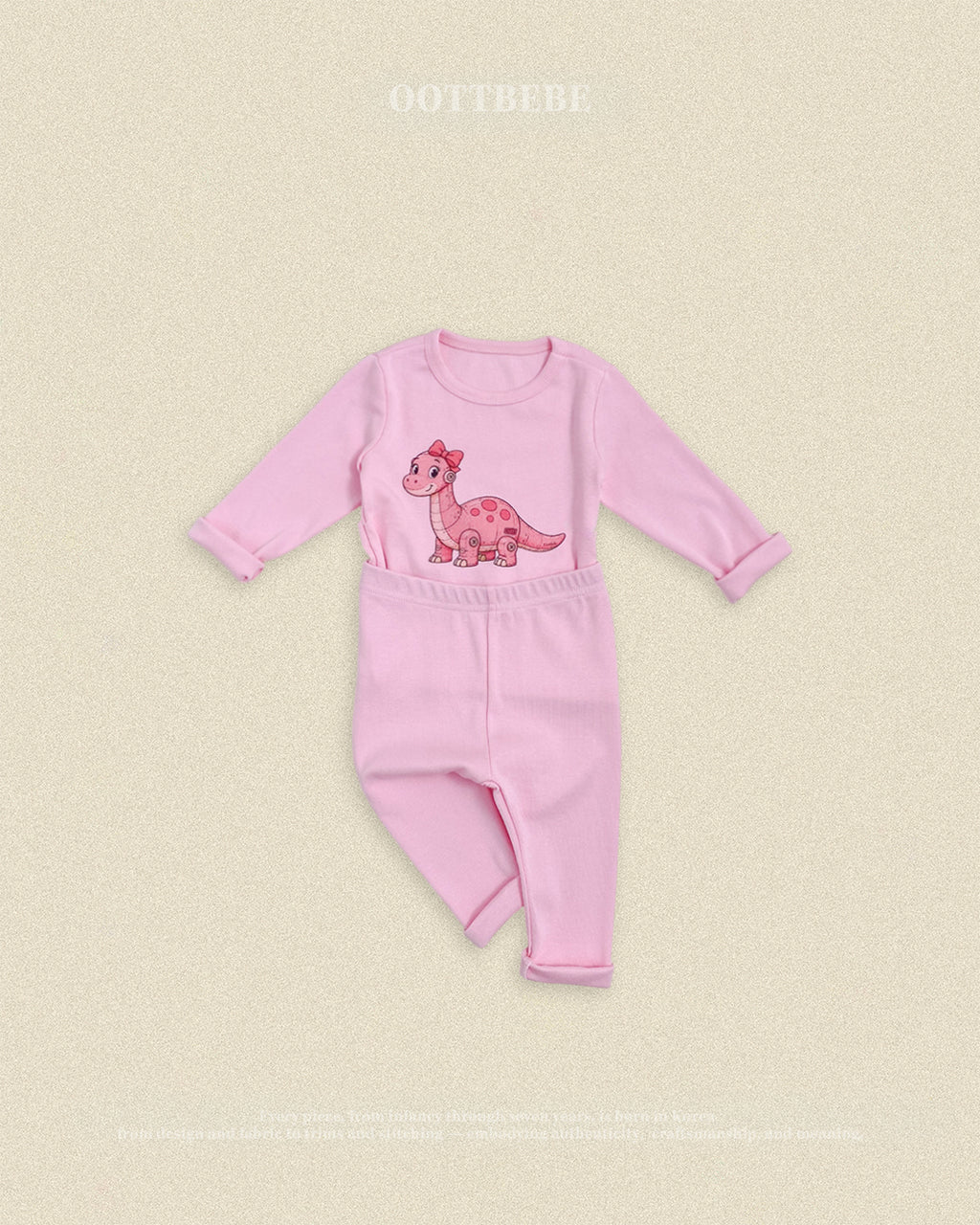 Oott Bebe Robot Dinosaur Loungewear