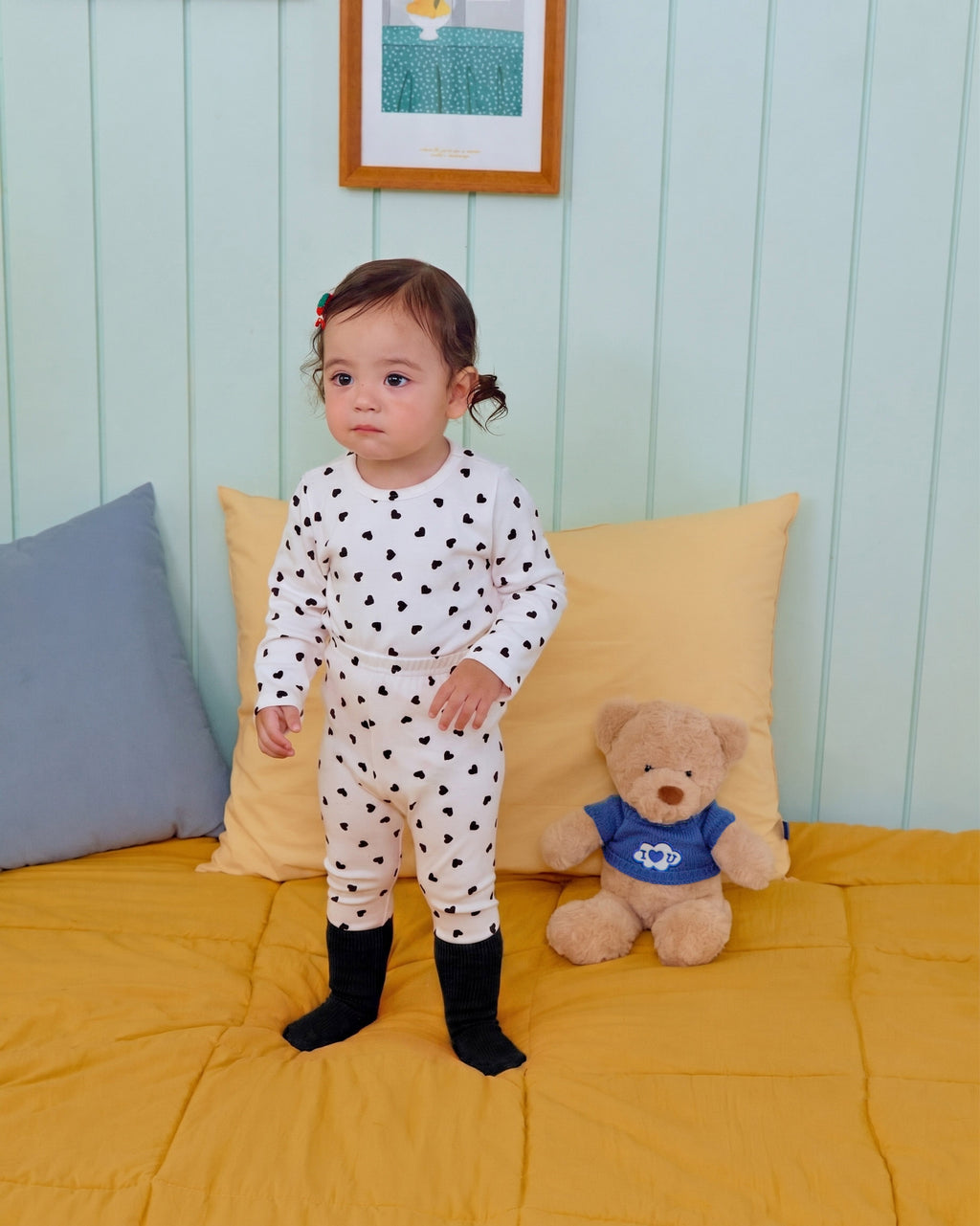 Oott Bebe Petit Heart Loungewear