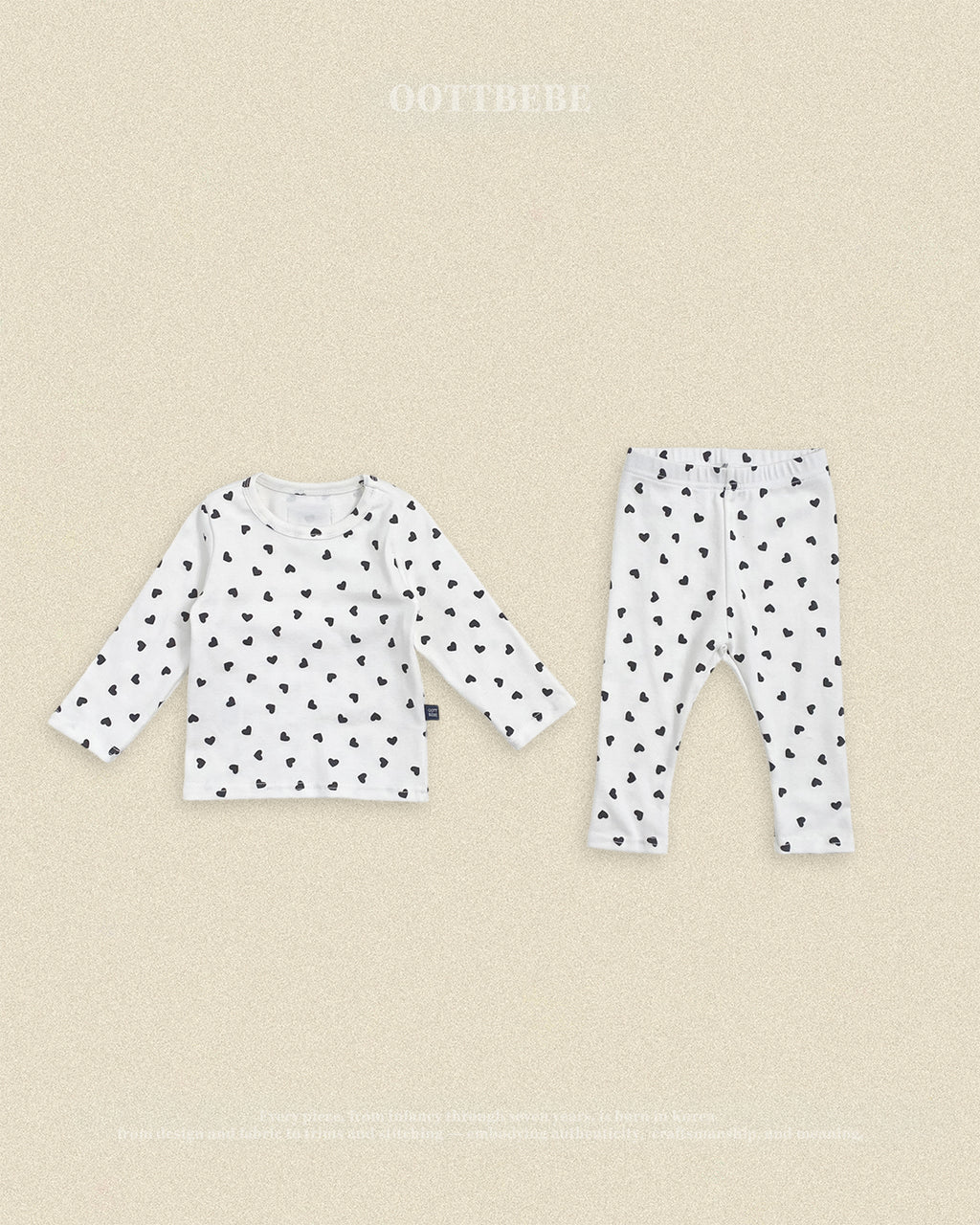 Oott Bebe Petit Heart Loungewear