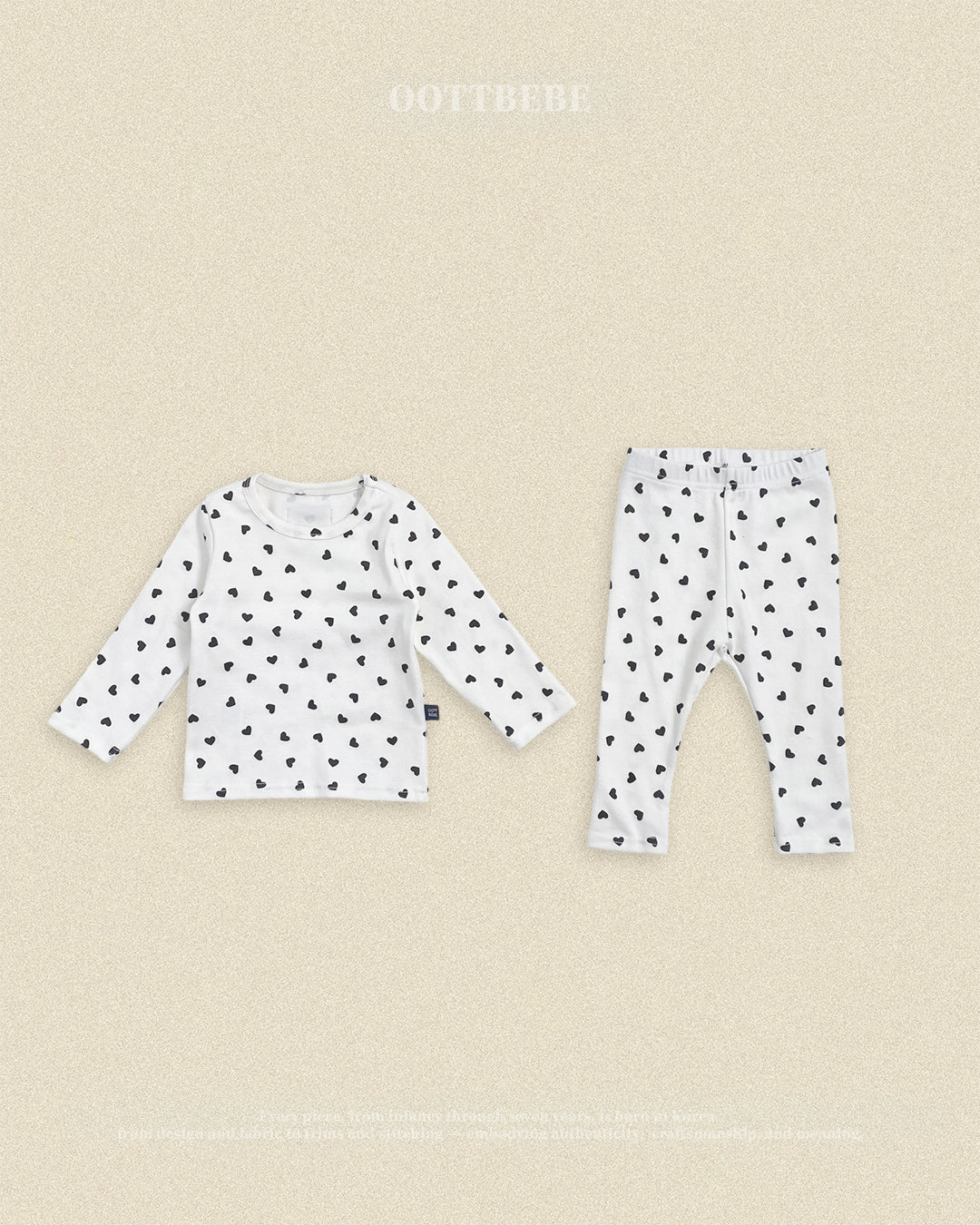 Oott Bebe Petit Heart Loungewear