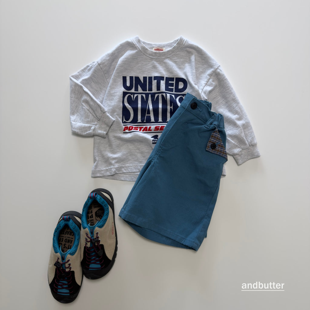 andbutter Hidden Check Bermuda Pants