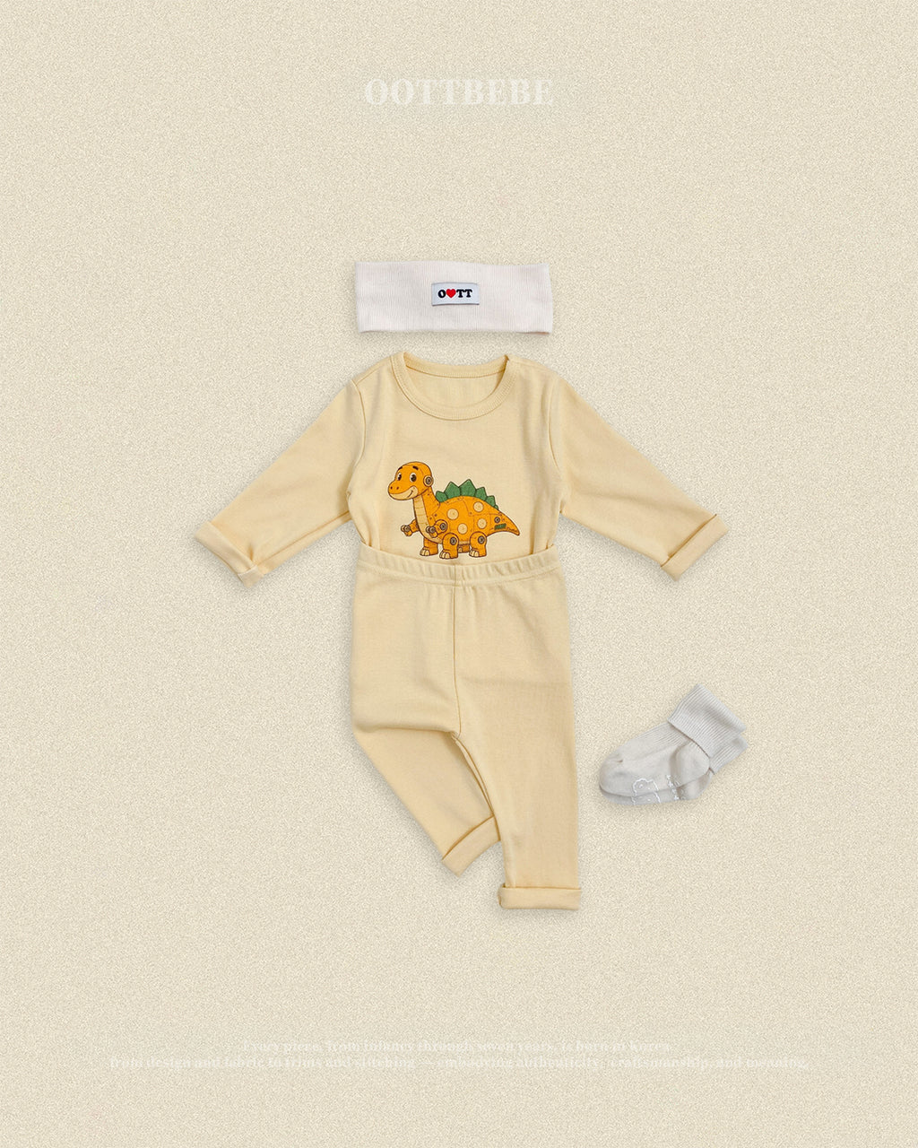 Oott Bebe Robot Dinosaur Loungewear