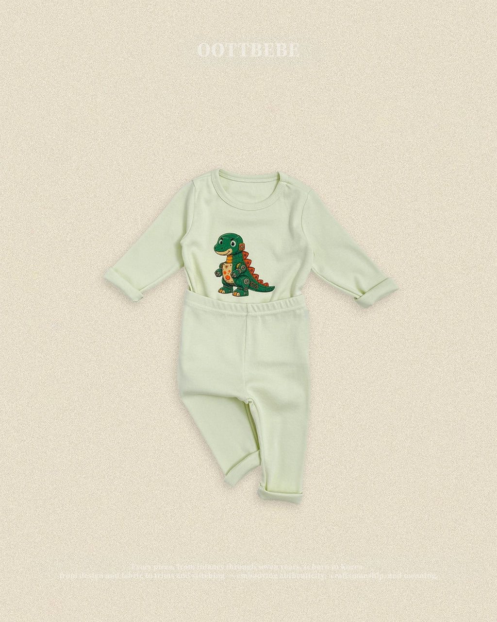 Oott Bebe Robot Dinosaur Loungewear