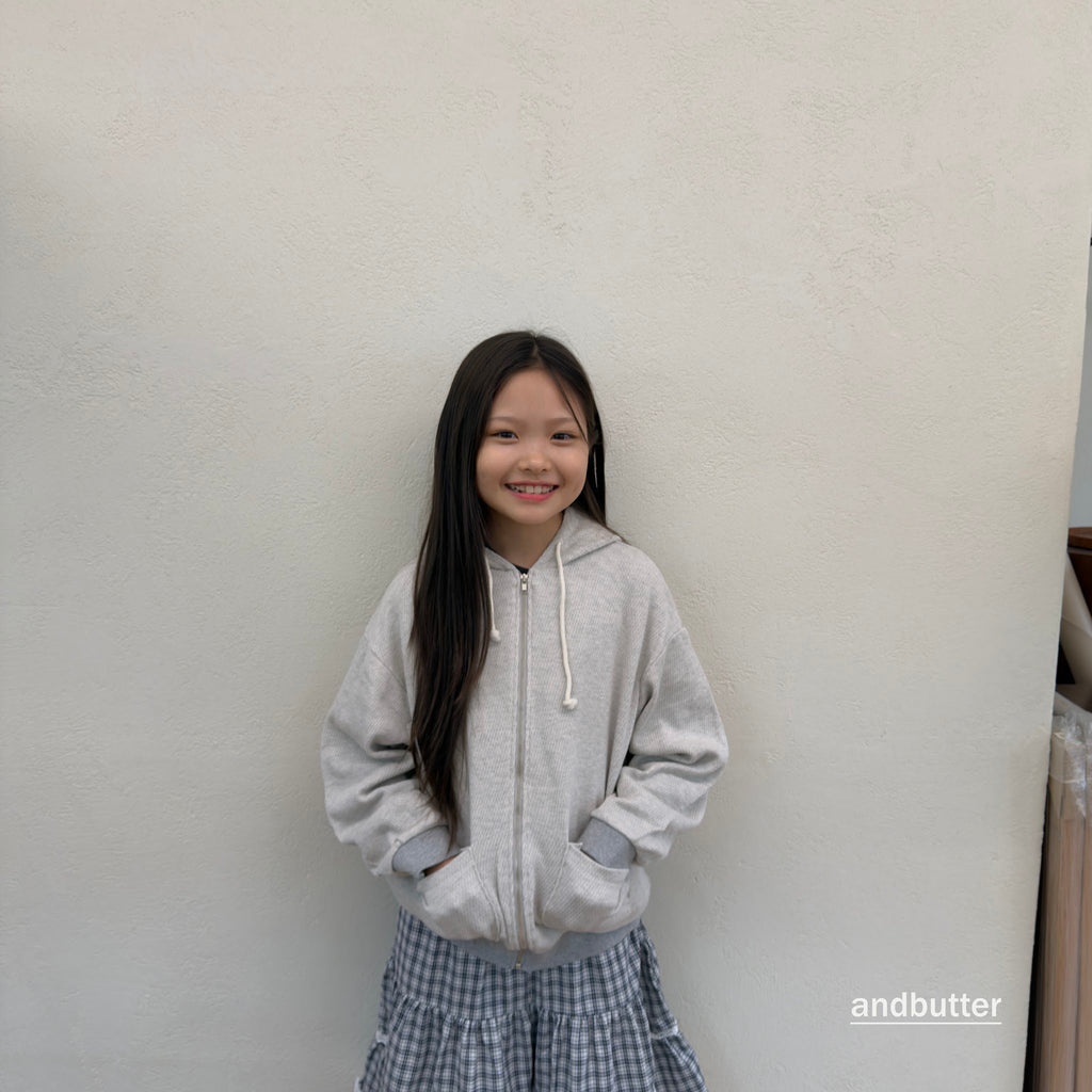 andbutter Pocket Zip-Up Hoodie