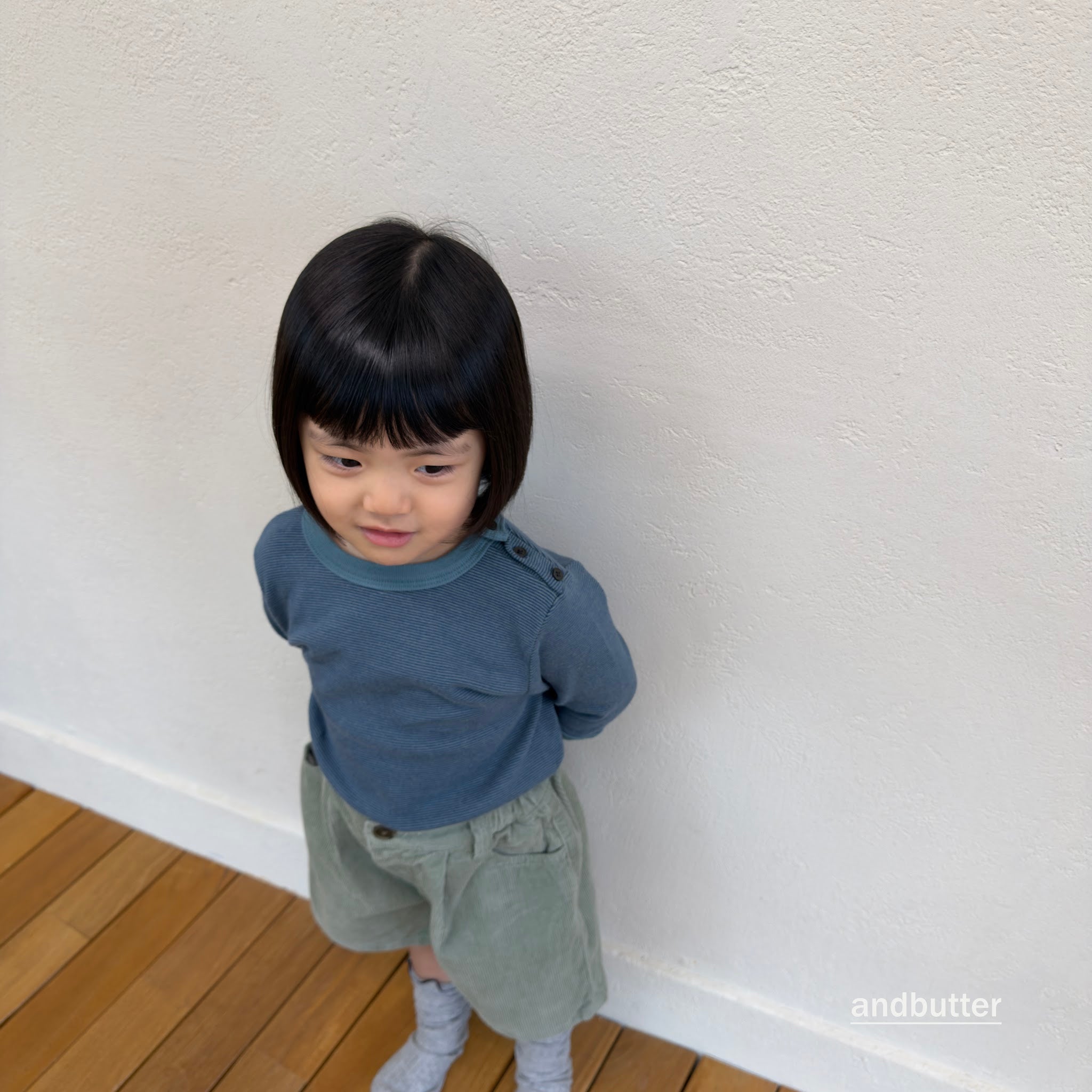 andbutter Heart Corduroy Shorts
