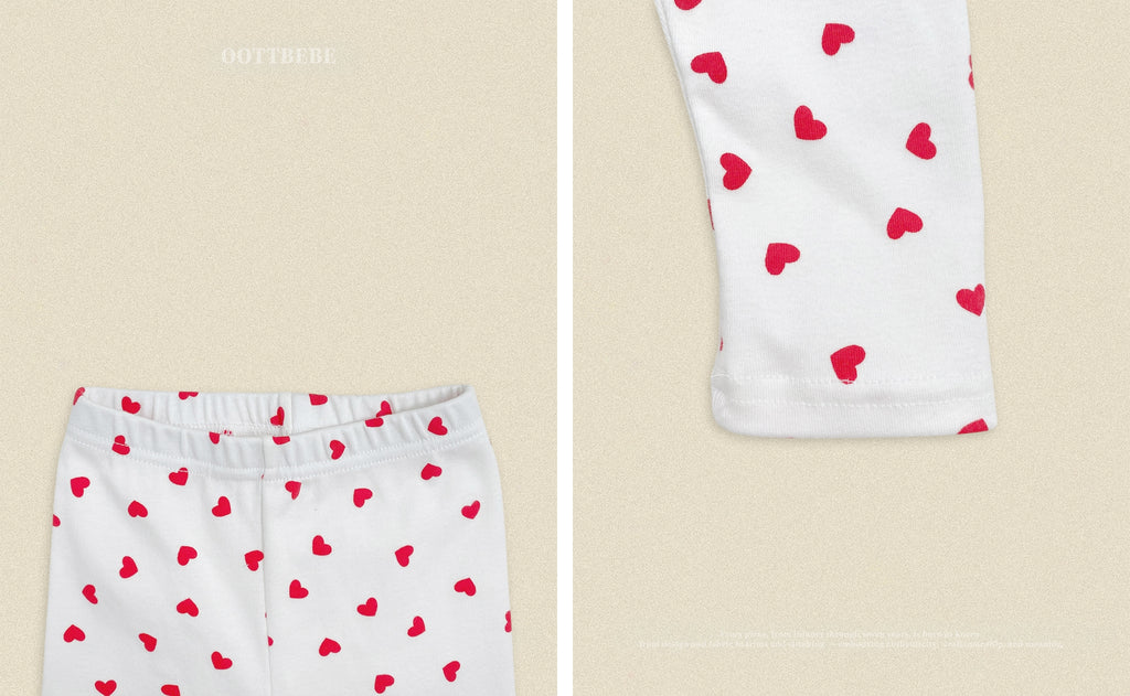 Oott Bebe Petit Heart Loungewear