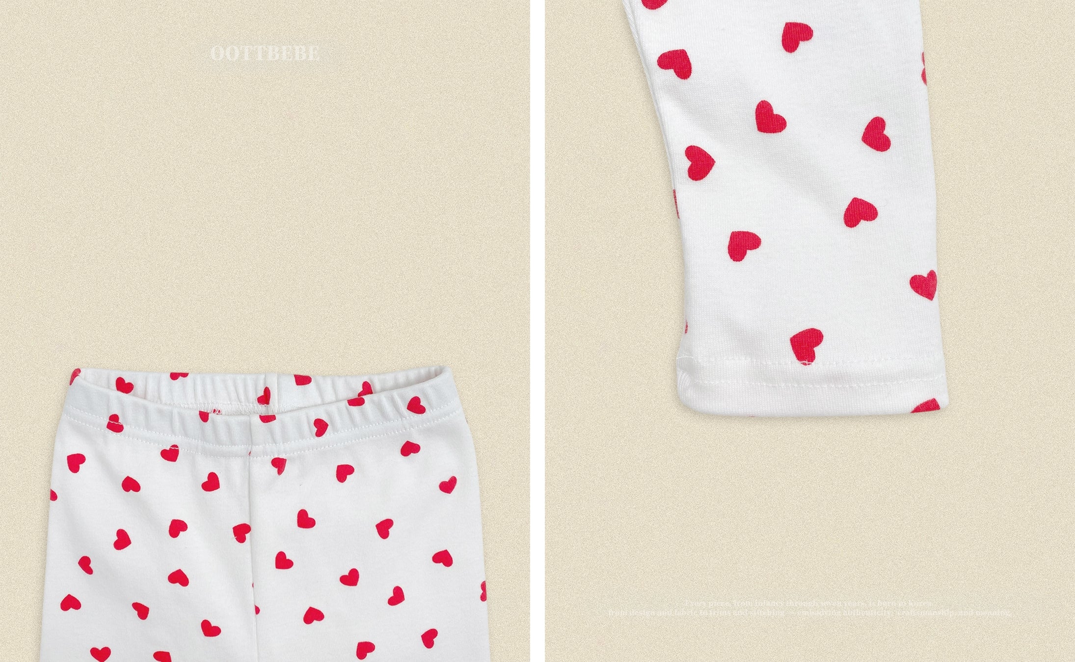 Oott Bebe Petit Heart Loungewear