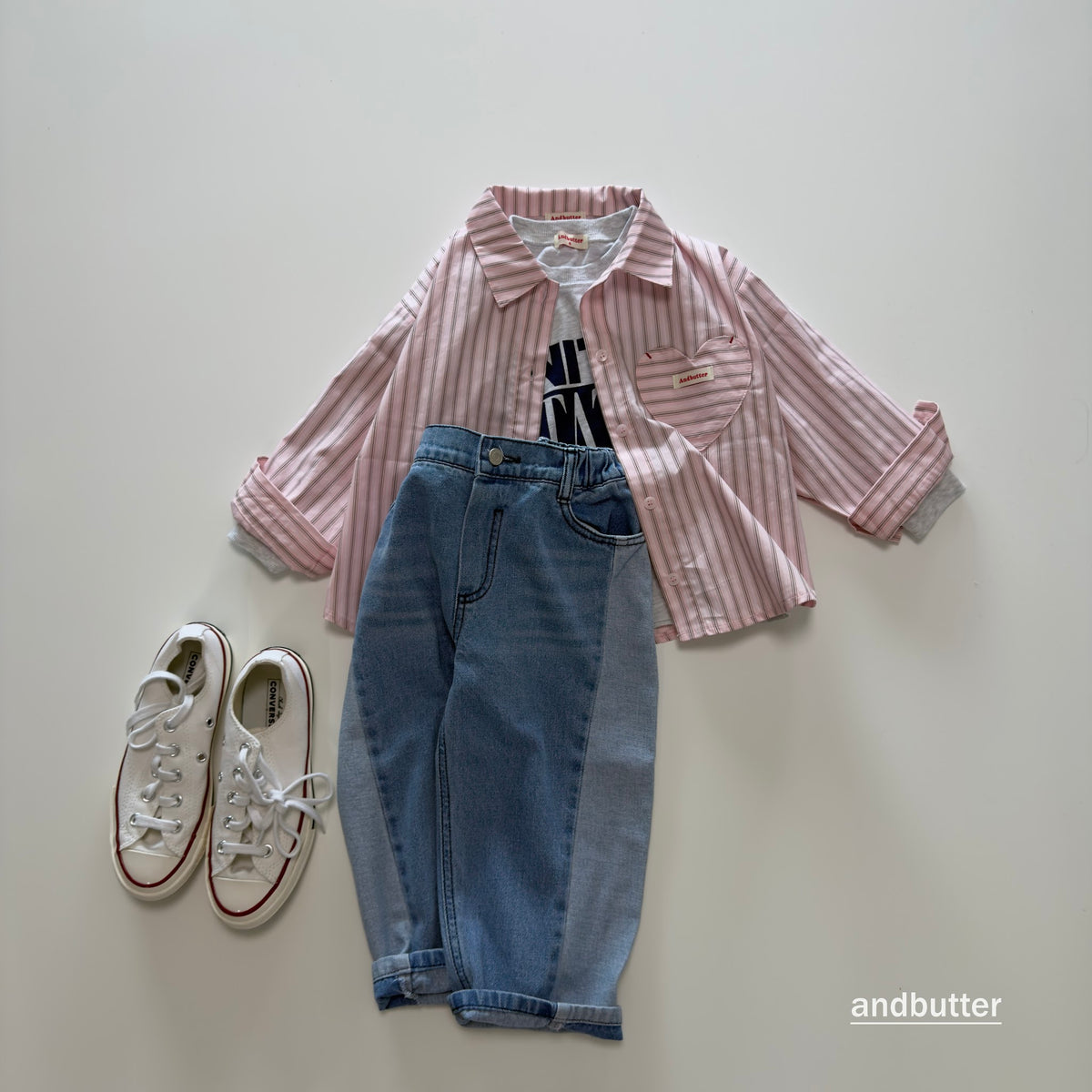 andbutter Curved Panel Denim