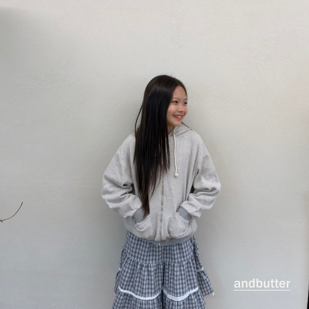 andbutter Pocket Zip-Up Hoodie