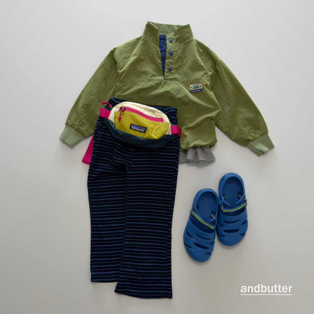 andbutter Button Flare Pants