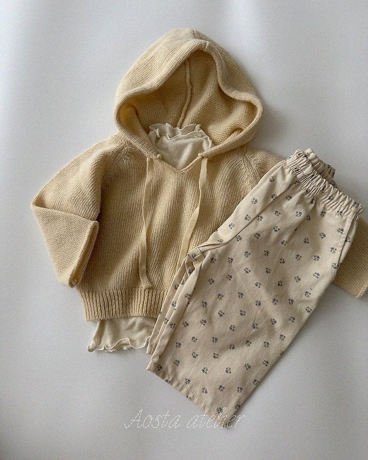 knit cookie hoodie