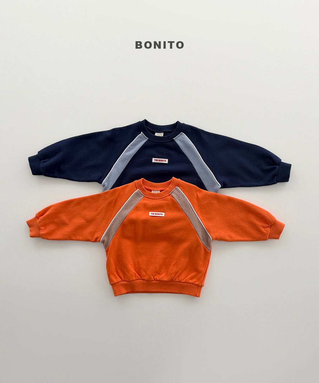Raglan Piping Sweatshirt