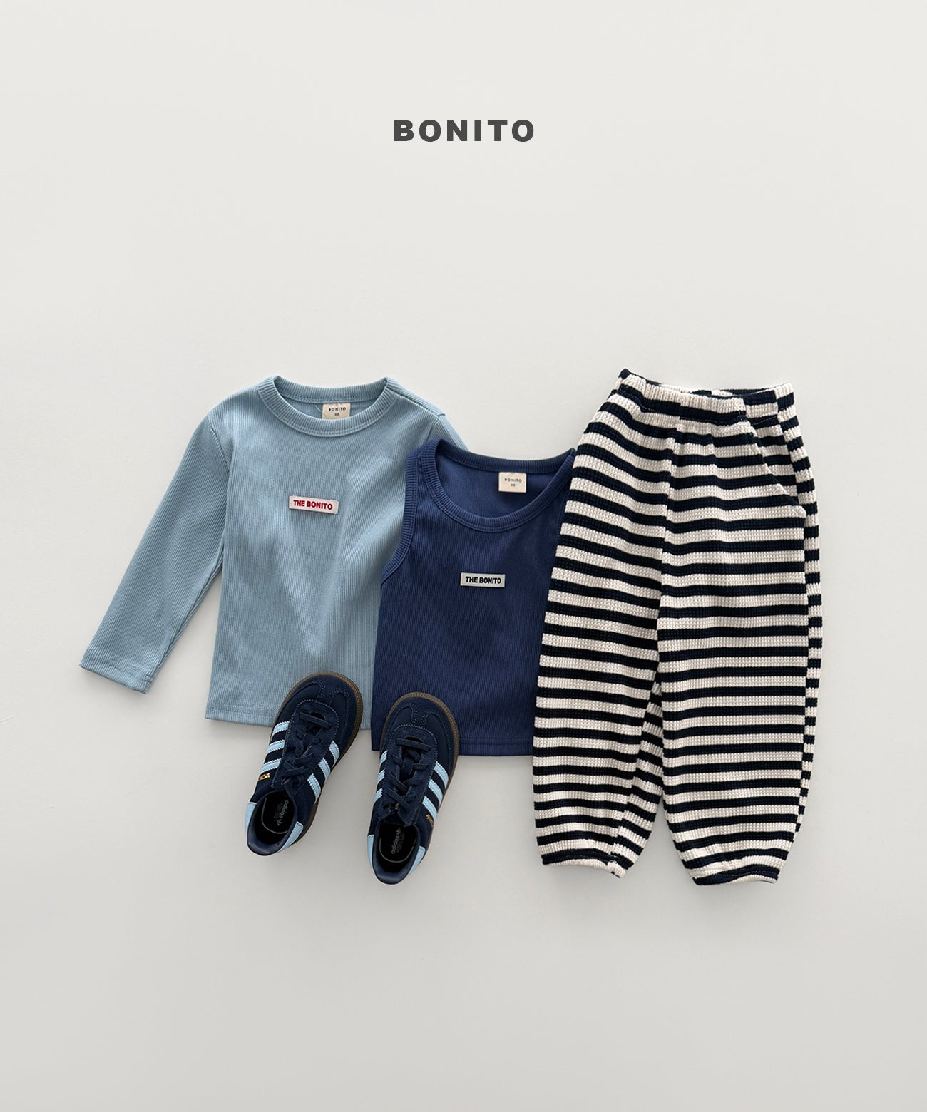 Waffle Stripe Jogger Pants